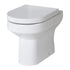 Fusion Round Back to Wall Toilet Pan & Seat