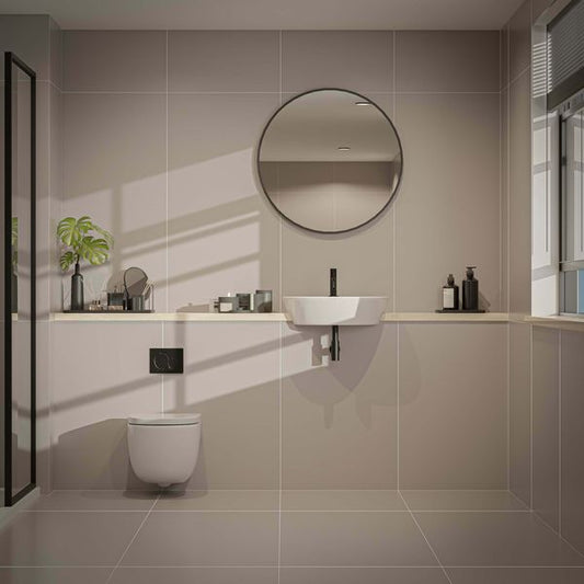 Cielo Beige Matt Plain Tiles 1198x598mm