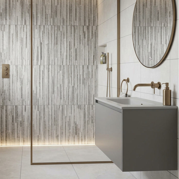 Cipriani Rlv Mix Gris Tiles 600x300mm
