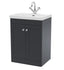 nuie 600mm floor standing 2 door vanity with basin 1 tap holeclc1425e, Nuie, Sink Vanity Unit, Basin Unit, 1