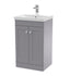 nuie 500mm floor standing 2 door vanity basin 3clc223e, Nuie, Sink Vanity Unit, Basin Unit, 1