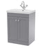 nuie 600mm floor standing 2 door vanity with basin 1 tap holeclc225e, Nuie, Sink Vanity Unit, Basin Unit, 1