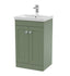 nuie 500mm floor standing 2 door vanity basin 3clc823e, Nuie, Sink Vanity Unit, Basin Unit, 1