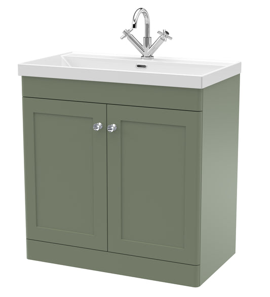 nuie 800mm floor standing 2 door vanity with basin 1 tap holeclc826e, Nuie, Sink Vanity Unit, Basin Unit, 1