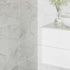 Riva White Gloss Marble Effect Wall Tile 600x300mm