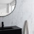 Riva White Matt Marble Effect Decor Wall Tile 600x300mm