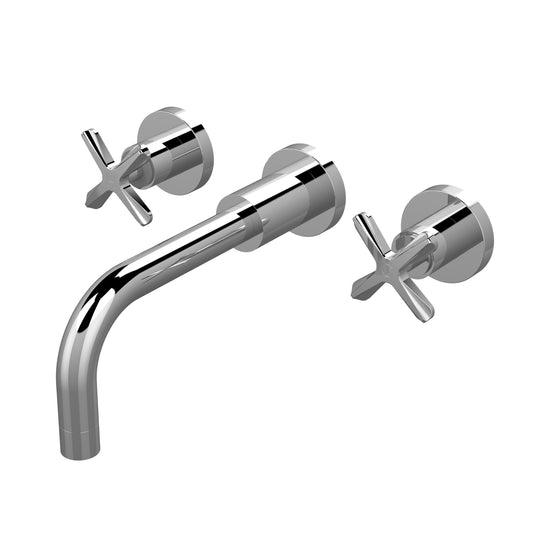 Aztec Wall Mounted Basin Mixer Tap Chrome