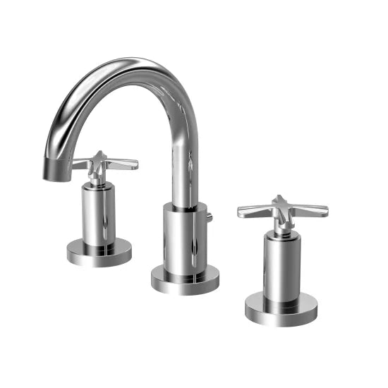 Aztec 3 Tap Hole Basin Mixer Tap Chrome