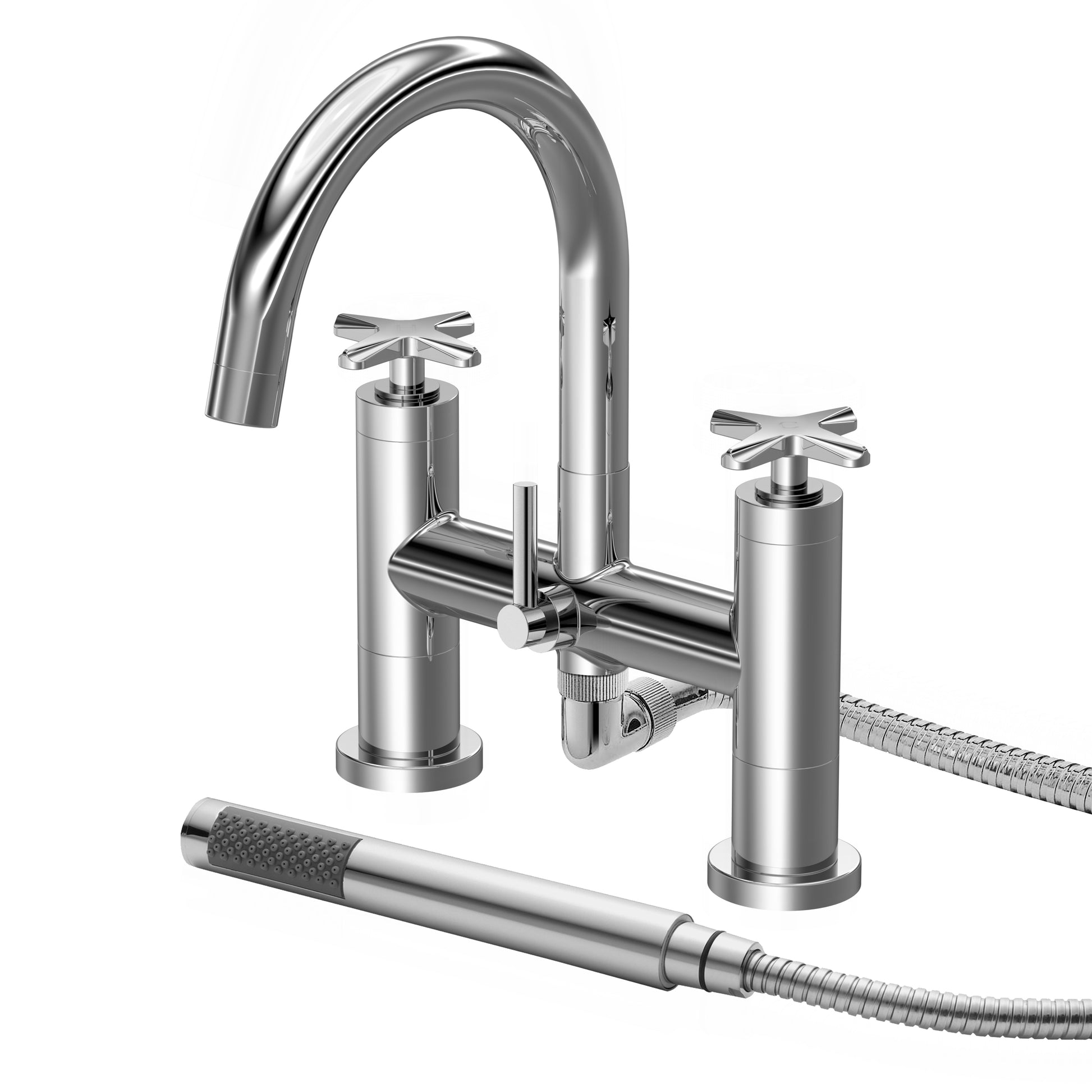 Aztec Bath Shower Mixer Tap Chrome
