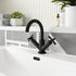 Aztec  Basin Mixer Tap Black Matt