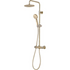 cool touch thermostatic bar mixer shower riser brushed brass, Alessio, Mixer Showers, Showers, 2