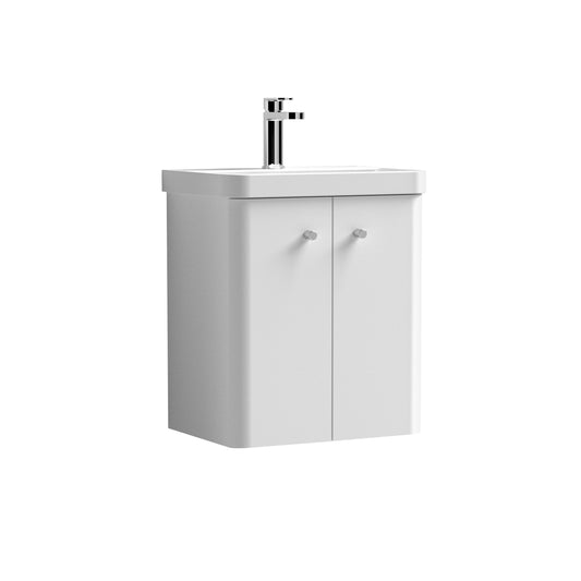 nuie 500mm wall hung 2 door vanity basincor103, Nuie, Wall Hung Vanity Unit, 1