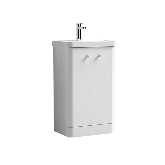 nuie 500mm floor standing 2 door vanity basincor104, Nuie, Sink Vanity Unit, Basin Unit, 1
