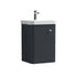 nuie 400mm wall hung 1 door unit basincor1401, Nuie, Wall Hung Vanity Unit, 1