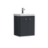 nuie 500mm wall hung 2 door unit basincor1403, Nuie, Wall Hung Vanity Unit, 1