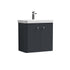 nuie 600mm wall hung 2 door unit basincor1405, Nuie, Wall Hung Vanity Unit, 1