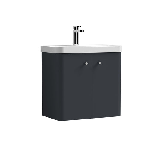 nuie 600mm wall hung 2 door unit basincor1405, Nuie, Wall Hung Vanity Unit, 1