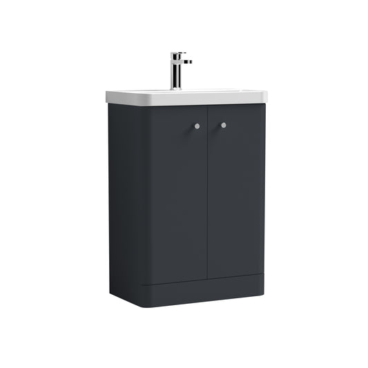 nuie 600mm floor standing 2 door unit basincor1406, Nuie, Sink Vanity Unit, Basin Unit, 1