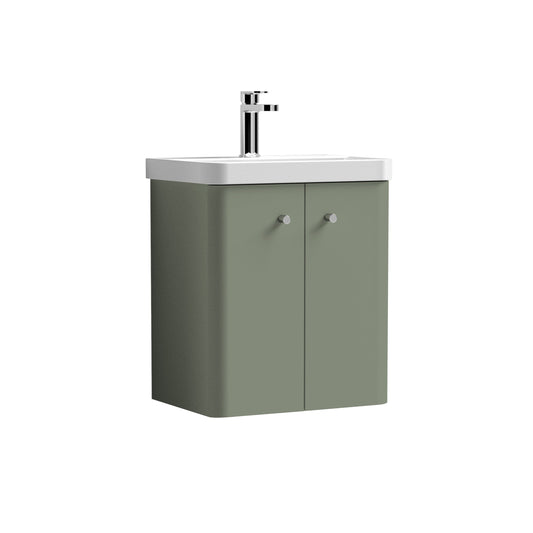 nuie 500mm wall hung 2 door unit basincor803, Nuie, Wall Hung Vanity Unit, 1
