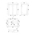 Core Gloss White 500mm Wall Hung 2-Door Vanity & Basin