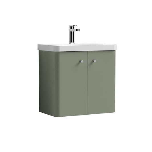 nuie 600mm wall hung 2 door unit basincor805, Nuie, Wall Hung Vanity Unit, 1