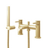 core bath shower mixer tap brushed brass, Scudo, Brushed Brass Bath Shower Mixer Taps, Bath Taps, Taps, 2