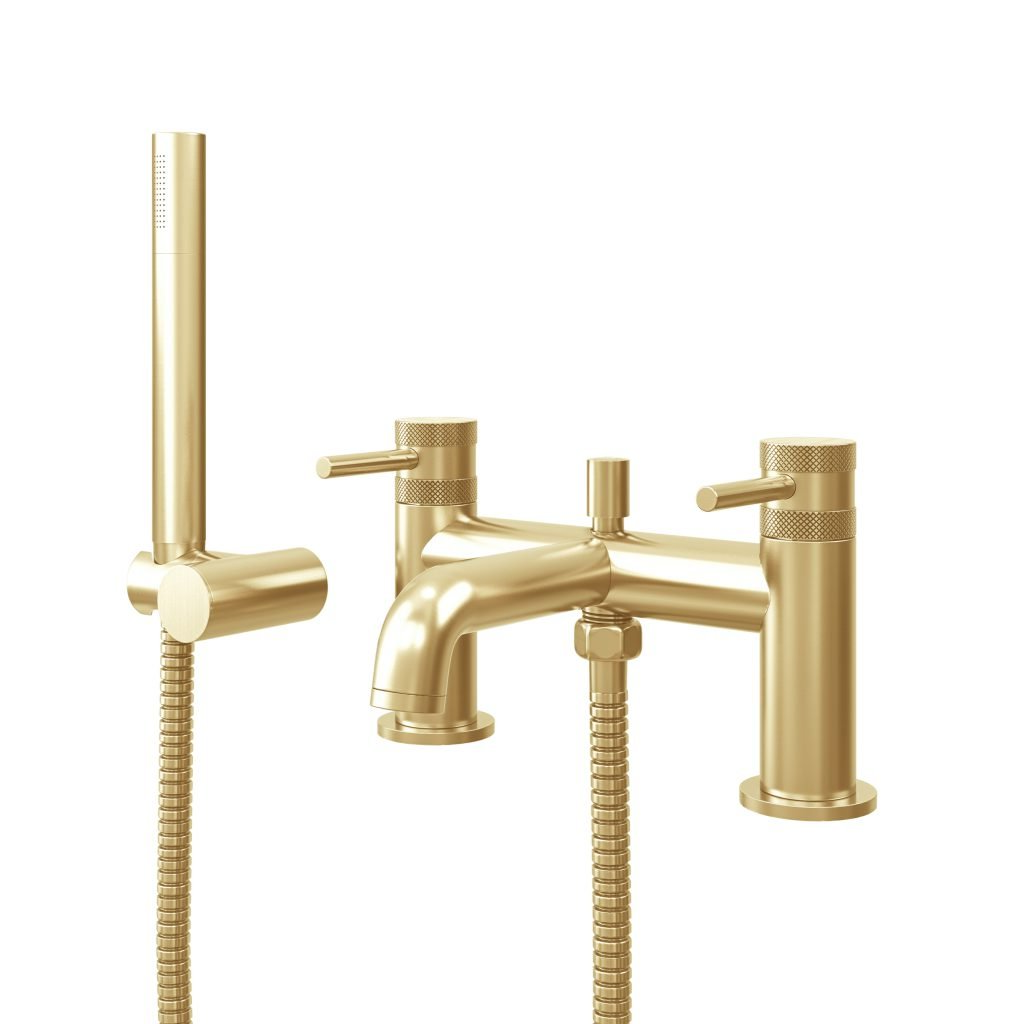 Core Bath Shower Mixer Tap Brushed Brass