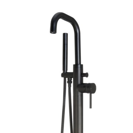 Core Freestanding Bath Shower Mixer Tap Black