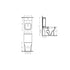 Arlo Compact Flush to Wall Toilet, Cistern & Seat
