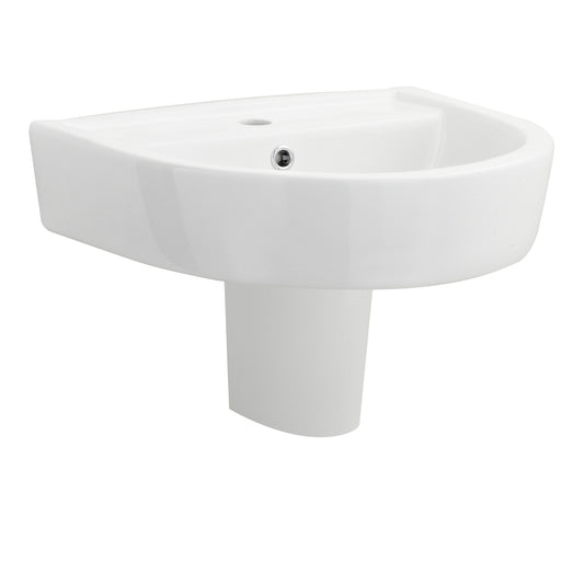 Nuie 520mm Basin & Semi Pedestal