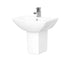 Asselby 500mm Basin & Semi Pedestal