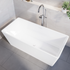 dante freestanding bath 1600x750x570mm, Baths, Free Standing Baths, Alessio, 2