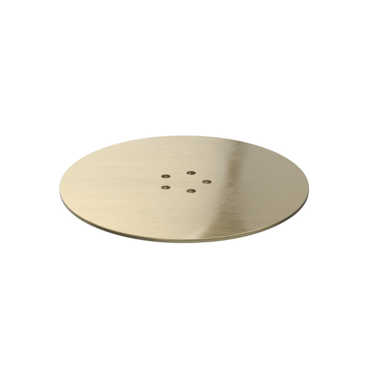 45mm Deluxe Shower Tray Waste Cover - Brushed Brass