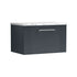 nuie 600 wall hung single drawer vanity laminate worktopdpf1494lcm, Nuie, Wall Hung Vanity Unit, 1
