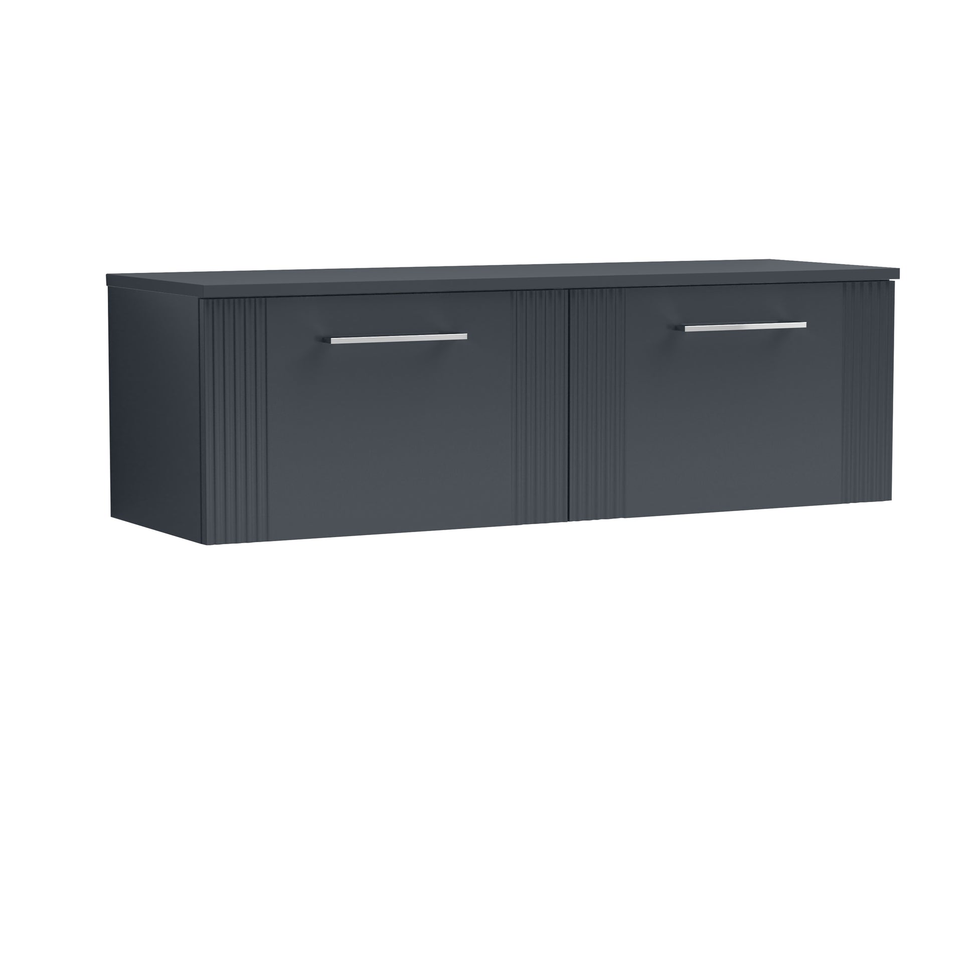 Nuie 1200mm Wall Hung 2 Drawer Vanity & Worktop