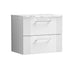 nuie 600 wall hung 2 drawer vanity laminate worktopdpf193lcm, Nuie, Wall Hung Vanity Unit, 2