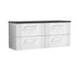 nuie 1200 wall hung 4 drawer vanity laminate worktopdpf193lsb2, Nuie, Wall Hung Vanity Unit, 1