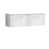 nuie 1200 wall hung 2 drawer vanity laminate worktopdpf194lsw2, Nuie, Wall Hung Vanity Unit, 1
