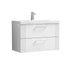 nuie 800mm wall hung 2 drawer vanity basin 1dpf195a, Nuie, Wall Hung Vanity Unit, 1