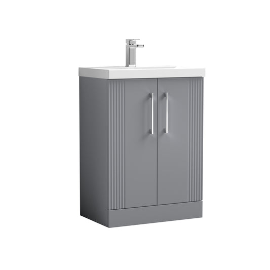 nuie 600mm floor standing 2 door vanity basin 1dpf225a, Nuie, Sink Vanity Unit, Basin Unit, 1