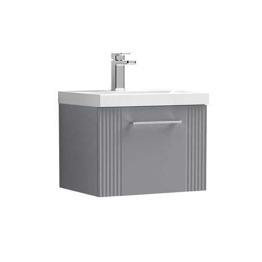 nuie 500mm wall hung single drawer vanity basin 1dpf291a, Nuie, Wall Hung Vanity Unit, 1