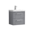 nuie 500mm wall hung 2 drawer vanity basin 1dpf292a, Nuie, Wall Hung Vanity Unit, 1