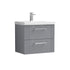 nuie 600mm wall hung 2 drawer vanity basin 1dpf293a, Nuie, Wall Hung Vanity Unit, 1
