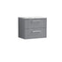 nuie 600 wall hung 2 drawer vanity laminate worktopdpf293lcm, Nuie, Wall Hung Vanity Unit, 1