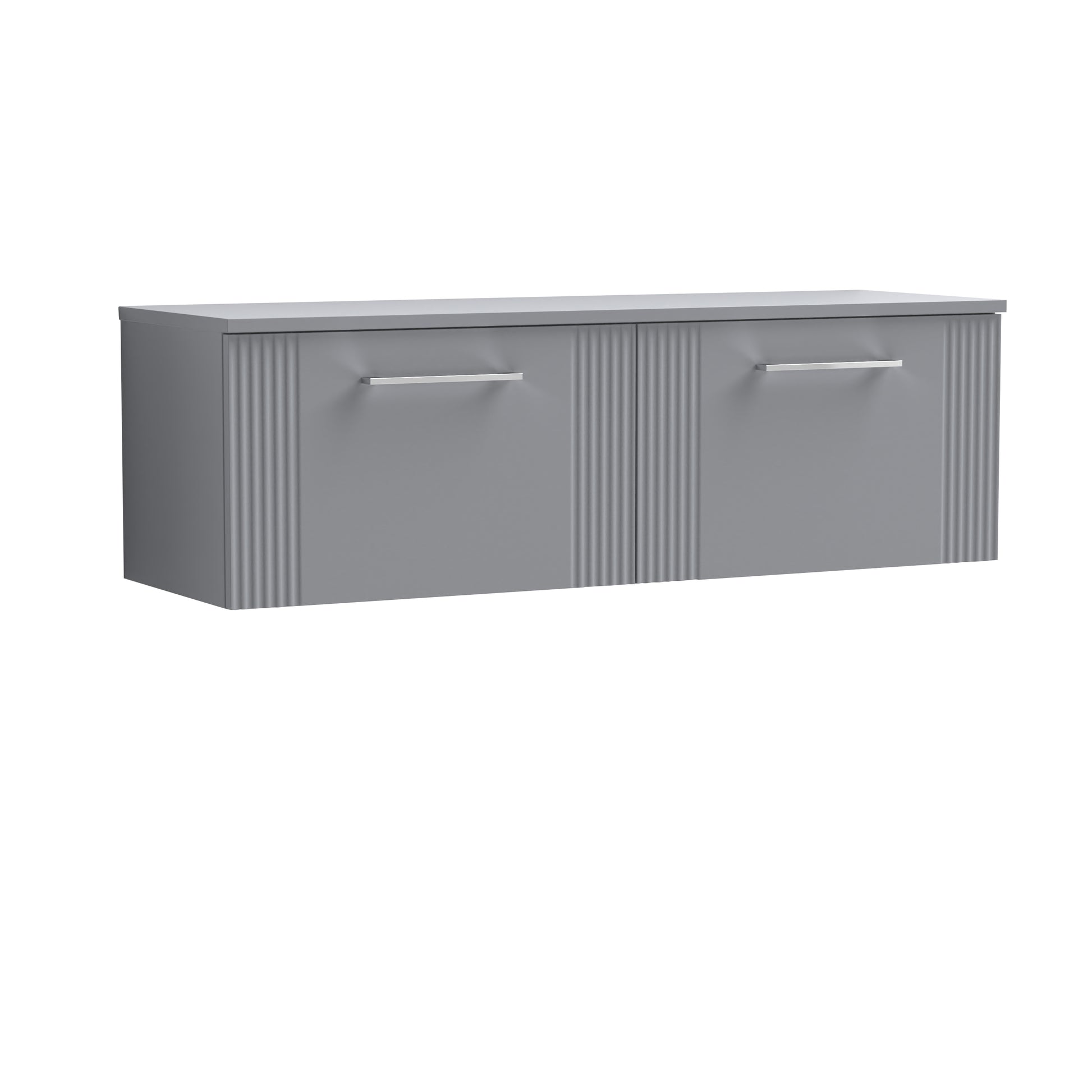 Nuie 1200mm Wall Hung 2 Drawer Vanity & Worktop