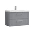 nuie 800mm wall hung 2 drawer vanity basin 1dpf295a, Nuie, Wall Hung Vanity Unit, 1