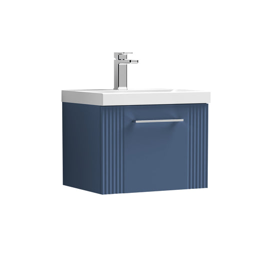 nuie 500mm wall hung single drawer vanity basin 1dpf391a, Nuie, Wall Hung Vanity Unit, 1