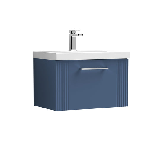 nuie 600mm wall hung single drawer vanity basin 1dpf394a, Nuie, Wall Hung Vanity Unit, 1