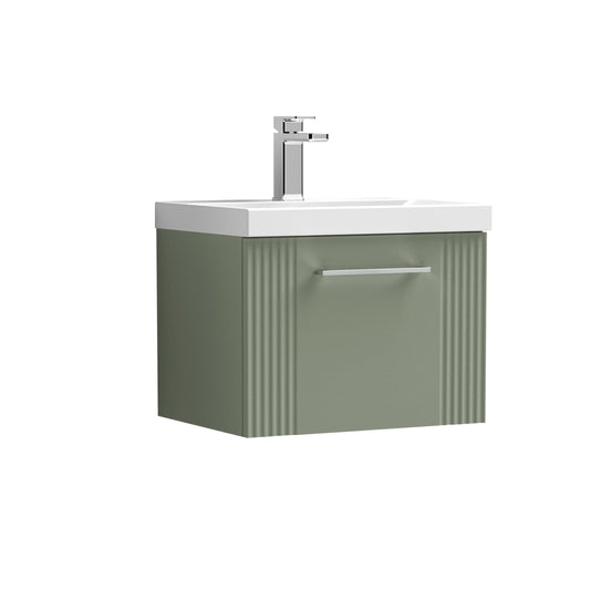 nuie 500mm wall hung single drawer vanity basin 1dpf891a, Nuie, Wall Hung Vanity Unit, 1