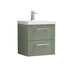 nuie 500mm wall hung 2 drawer vanity basin 1dpf892a, Nuie, Wall Hung Vanity Unit, 1